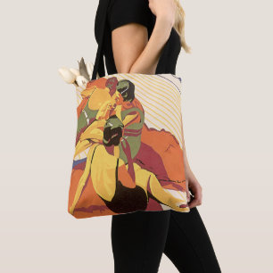 Bolsa Tote Viagens Antigas, Férias em um Navio de Cruzeiro