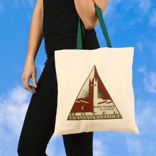 Bolsa Tote Viagens Antigas, Hotel Transatlântico, Argélia