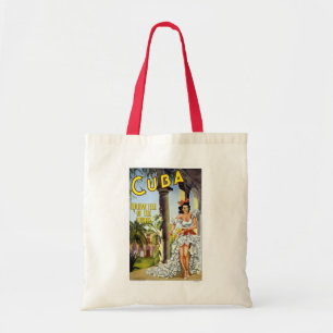Bolsa Tote Viagens vintage de Cuba