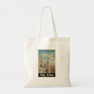 Bolsa Tote Viagens vintage de Milão Milão Italia