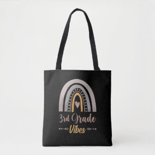 Bolsa Tote Vibes da 3ª Série Arco-íris Volta às Aulas da Terc