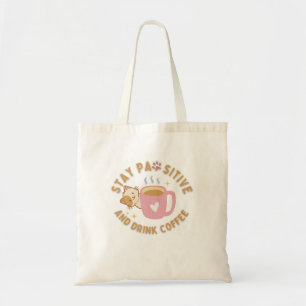 Bolsa Tote Víblias de café católicas - Mantenha a arte PAWsit