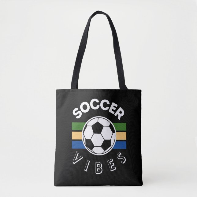 Bolsa Tote Víblias de futebol (Frente)