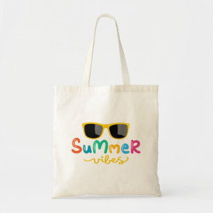 Bolsa Tote Víblias de Verão e óculos de sol