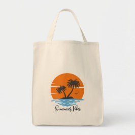 Bolsa Tote Víblias Tropicais de Verão