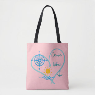 Bolsa Tote Vibrações de Cruzeiro Rosa