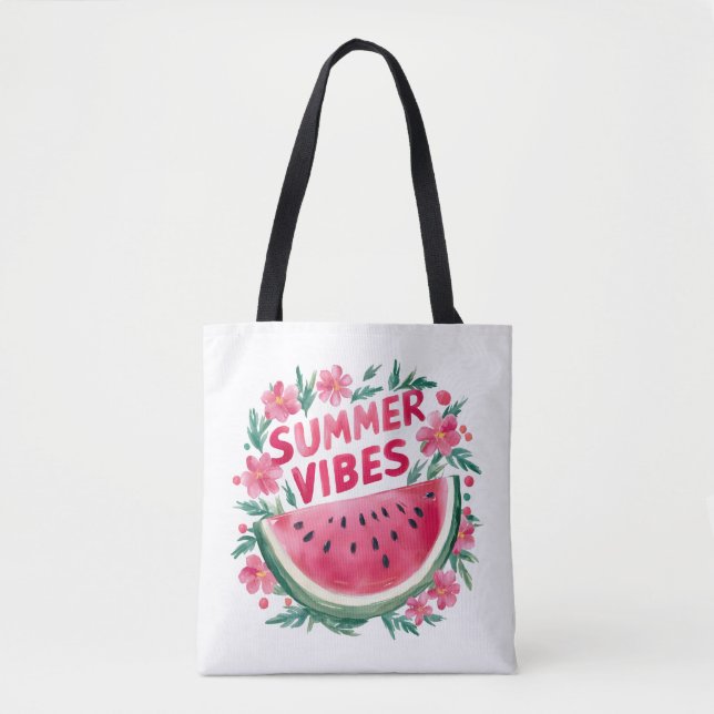 Bolsa Tote Vibrações de Verão (Frente)