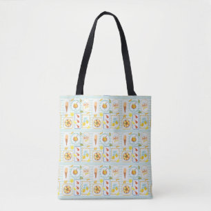 Bolsa Tote Vibrações de Verão Mediterrâneo