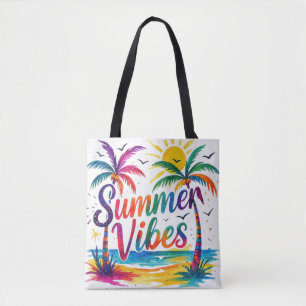 Bolsa Tote Vibrações Vibrantes de Verão