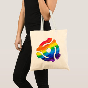 Bolsa Tote Vibran do adaptador de gravação plástico de 45 RPM