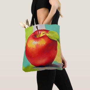 Bolsa Tote Vibrante Apple Ainda Vida