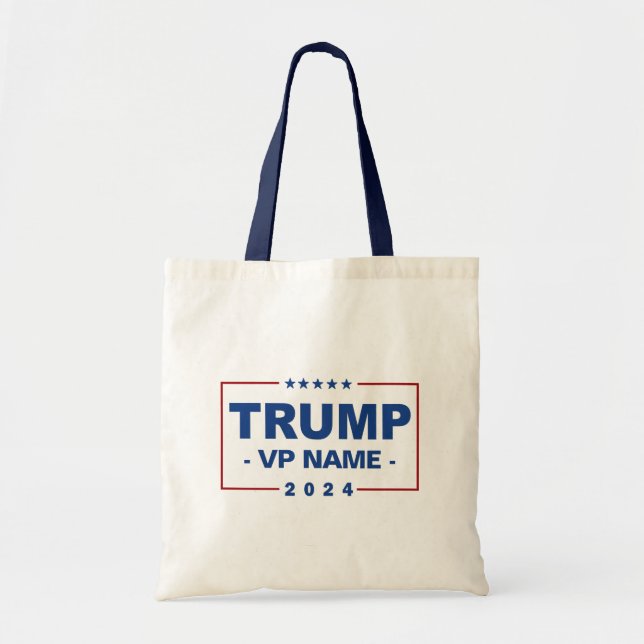Bolsa Tote Vice-presidente da Trump Personalizada 2024 (Frente)
