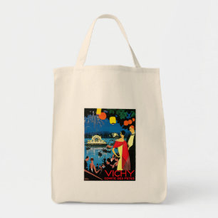 Bolsa Tote Vichy Comite Des Fetes ~ França Viagem Art