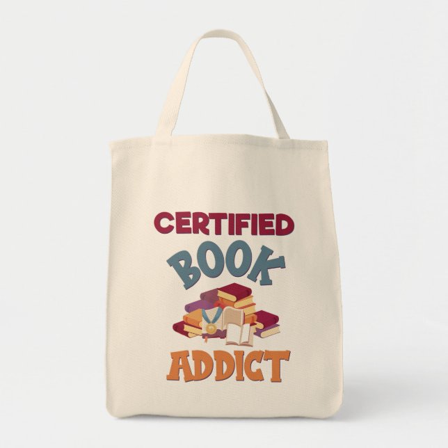 Bolsa Tote Viciado em Livro Certificado (Frente)
