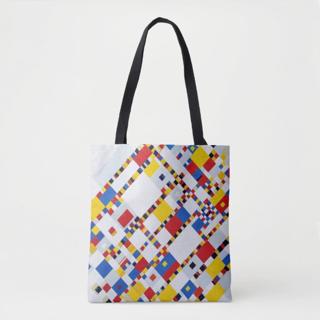 Bolsa Tote Victory Boogie Woogie, Mondrian (Frente)