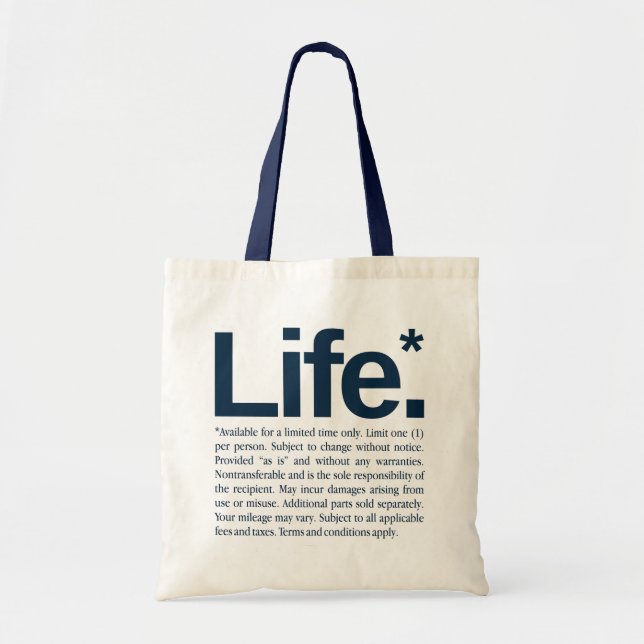 Bolsa Tote Vida* (Frente)