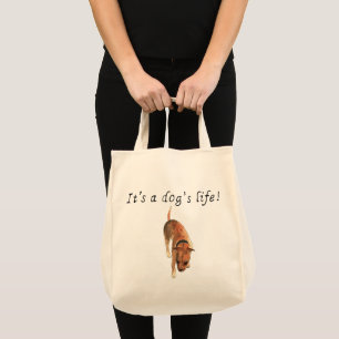Bolsa Tote Vida de cachorro Staffordshire Bull Terrier Staffi