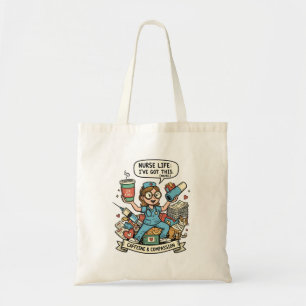 Bolsa Tote Vida de Enfermeira Eu Dou Conta