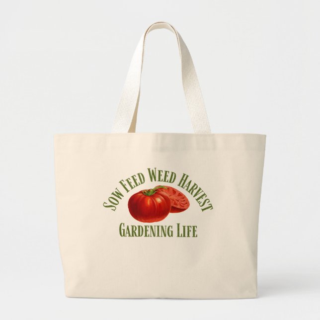 Bolsa Tote Vida de jardinagem (Frente)