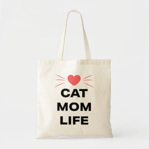 Bolsa Tote Vida de Mãe de Gato