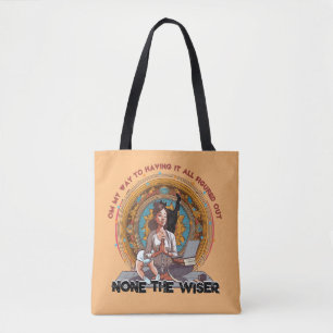 Bolsa Tote Vida de Mãe Trabalhadora Multitarefa Sem Noção