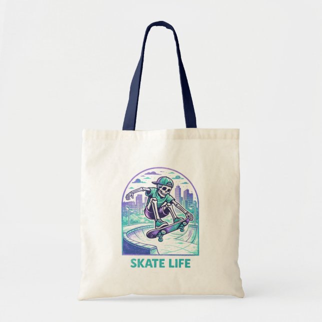 Bolsa Tote Vida de Skate (Frente)