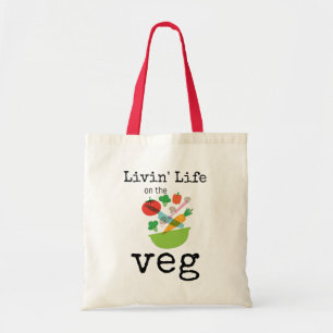 Bolsa Tote Vida em Vida no Humor Vegetariano do Veg