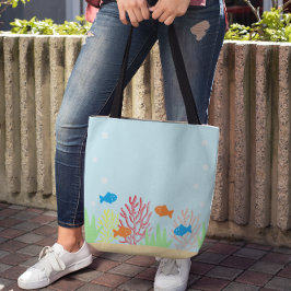 Bolsa Tote Vida marinha