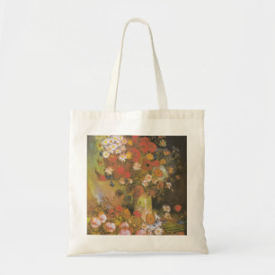 Bolsa Tote Vida Morta Floral de Van Gogh Papoulas Vermelhas &