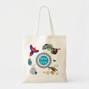 Bolsa Tote Vida selvagem de Pura Vida - de Costa Rica