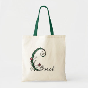 Bolsa Tote "Videira saco da letra C"