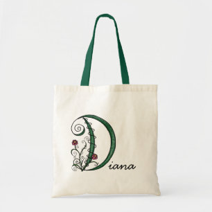 Bolsa Tote "Videira saco da letra D"