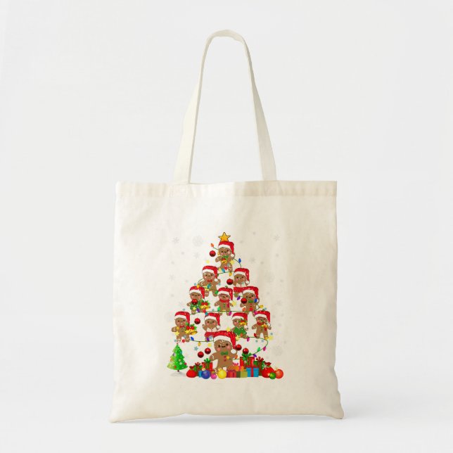 Bolsa Tote Vídeo Gamer Controller Boys Natal Santa Claus (Frente)