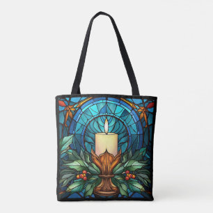 Bolsa Tote Vidro De Vela De Natal