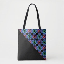 Bolsa Tote Vidro Manchado (Triangular - Meia-Noite)