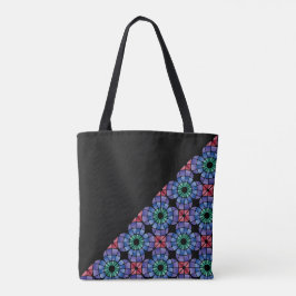 Bolsa Tote Vidro Manchado (Triangular - Meia-Noite)