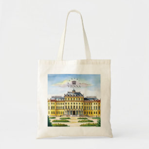 Bolsa Tote Viena Áustria Aquarela Cidade Memória de Viagem