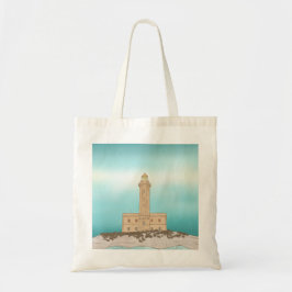 Bolsa Tote Vieste Lighthouse Itália