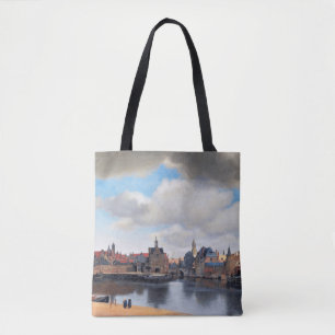 Bolsa Tote View of Delft, Johannes Vermeer, 1659-1660