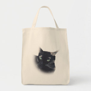Bolsa Tote Vigneta de Bolsas de rosto de gato de tartaruga