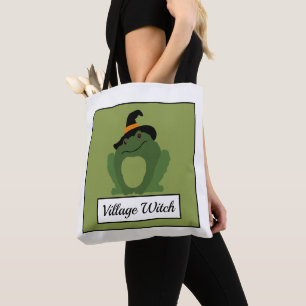 Bolsa Tote Village Witch, Toad