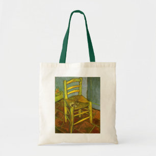 Bolsa Tote Vincent van Gogh - A Cadeira de Vincent com seu Ca
