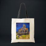 Bolsa Tote Vincent van Gogh - A Igreja em Auvers<br><div class="desc">Igreja de Auvers / l'Eglise à Auvers-sur-oise de Vincent Van Gogh em 1890</div>