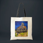 Bolsa Tote Vincent van Gogh - A Igreja em Auvers<br><div class="desc">Igreja de Auvers / l'Eglise à Auvers-sur-oise de Vincent Van Gogh em 1890</div>