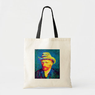 Bolsa Tote Vincent Van Gogh - Autorretrato com Chapéu Pop Art