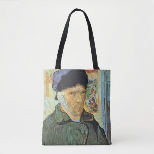 Bolsa Tote Vincent van Gogh - Autorretrato com Orelha Bandada