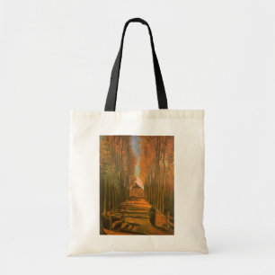 Bolsa Tote Vincent van Gogh - Avenida dos Poplars no outono
