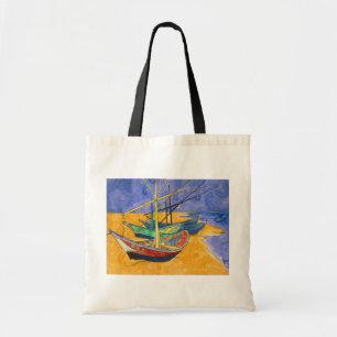 Bolsa Tote Vincent van Gogh - Barcos de Pesca na Praia