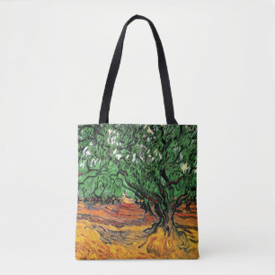 Bolsa Tote Vincent van Gogh - belas artes das oliveiras