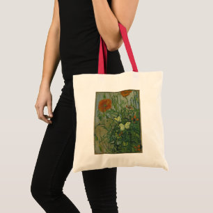 Bolsa Tote Vincent van Gogh - Borboletas e Papoulas